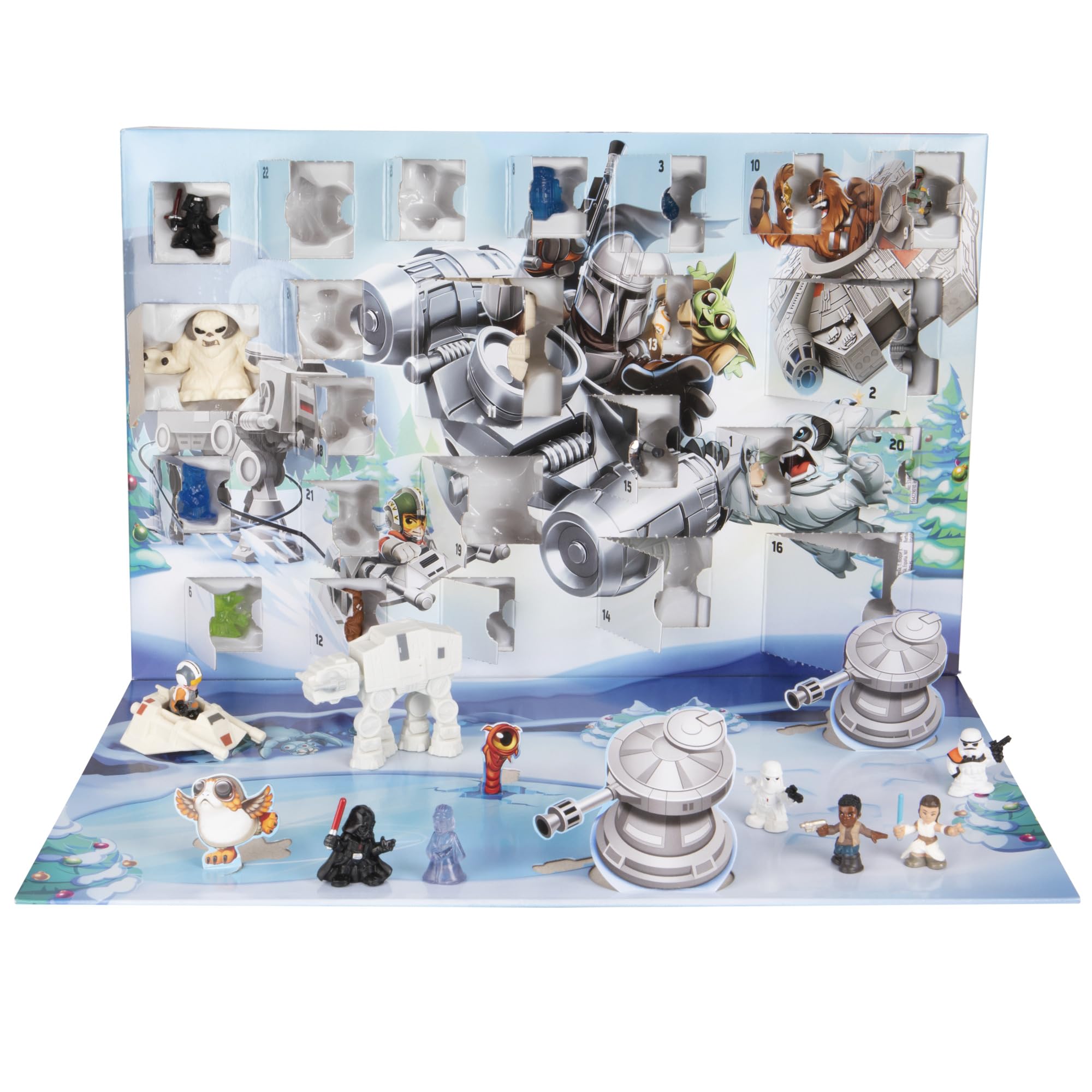 Hasbro Star Wars SW MICROFORCE Advent Calendar, cor (5010996316073