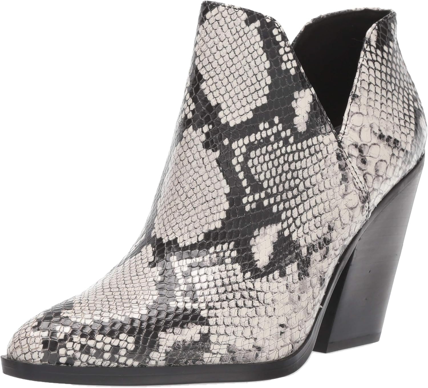 Naturalizer Womens Rosetta Alabaster Snake Booties 8.5 M