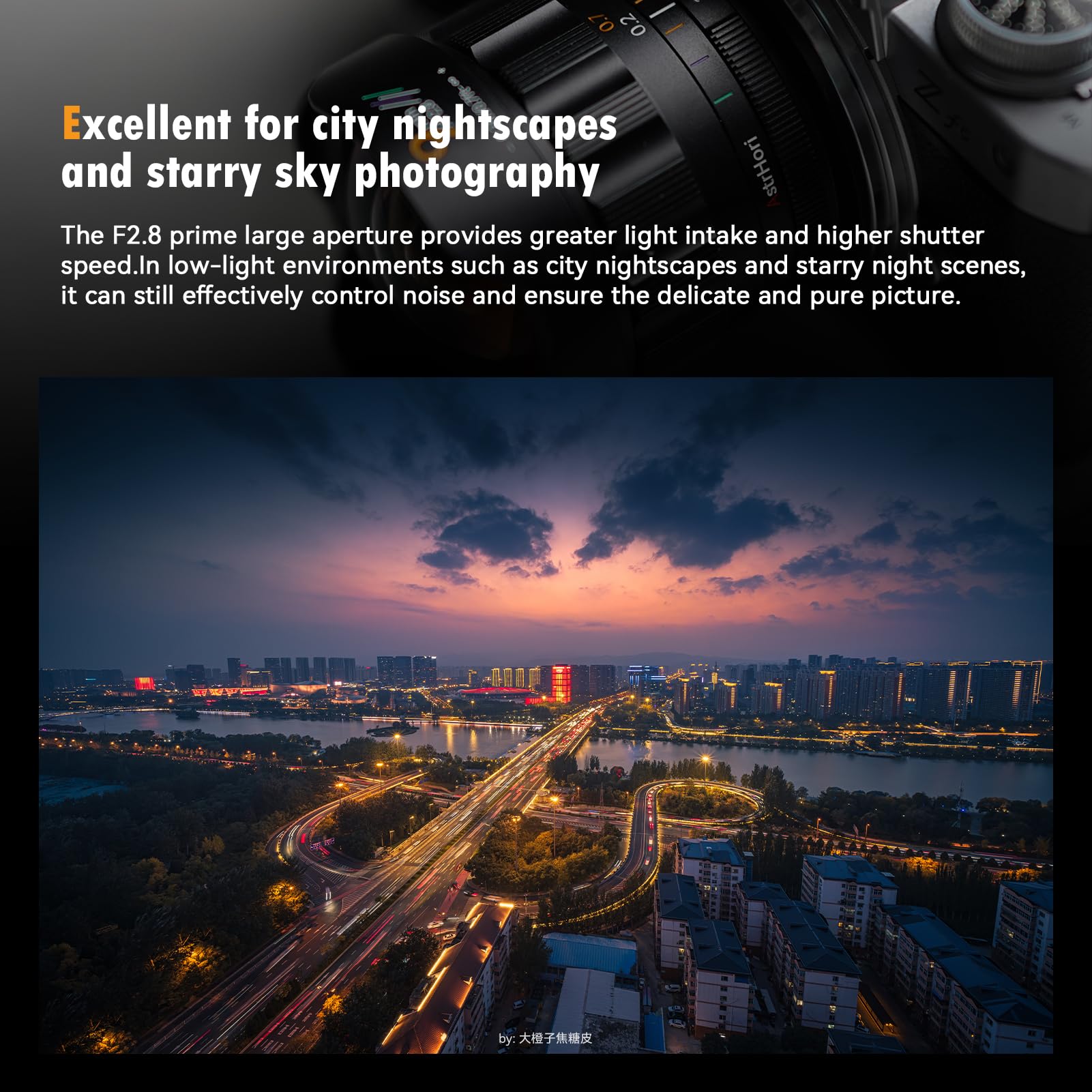 AstrHori 9mm F2.8 Obiettivo ultragrandangolare APS-C per fotocamera manuale for Sony E Mount Fotocamere mirrorless NEX-5 NEX-C3 NEX-5N A3000 A5000 A6000