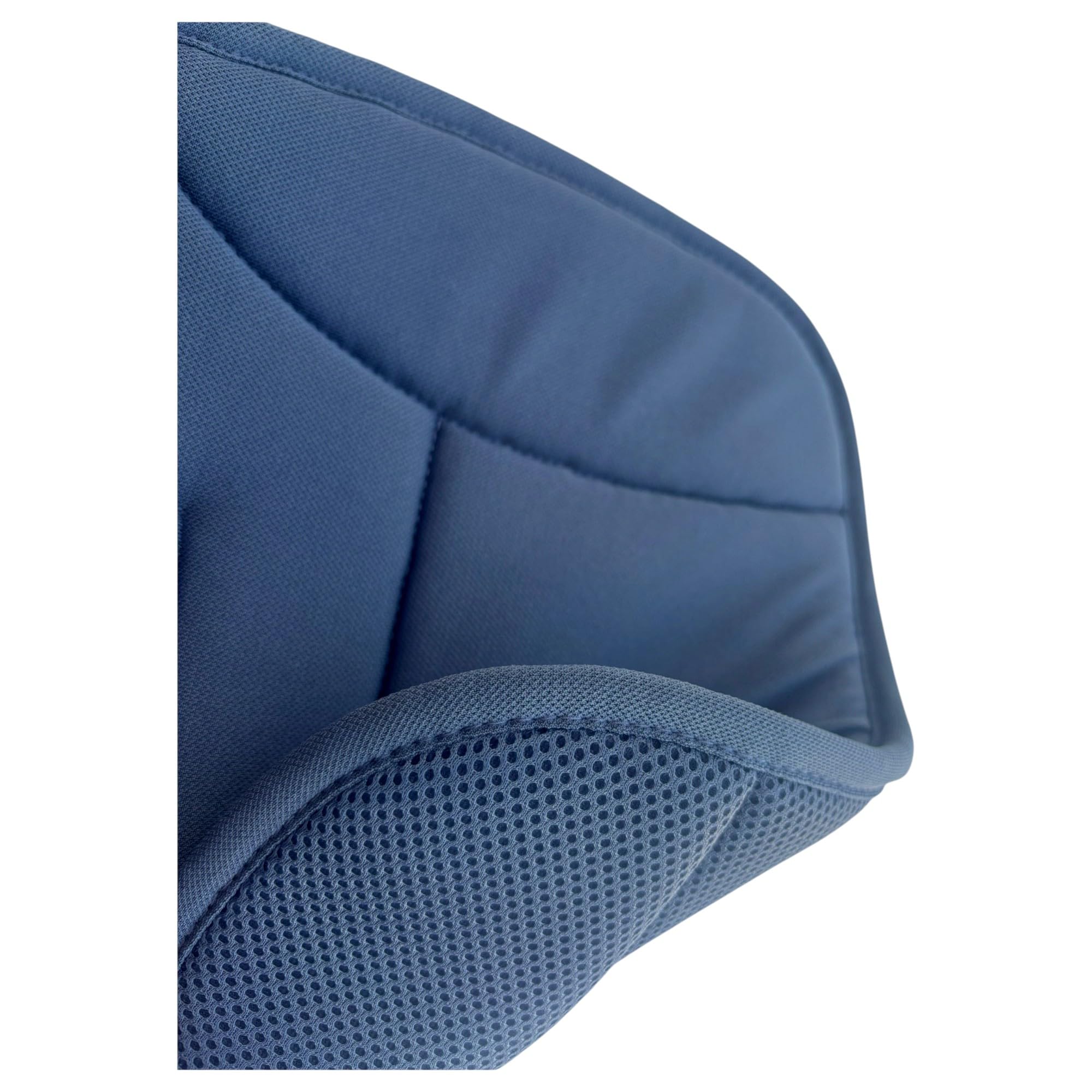 Colchoneta Confort Doble 2 | Reversible para Silla bebé. Forma de Butterfly Funda Compatible con Sillas Bugaboo Ajuste ergonómico - Azul (Azul)
