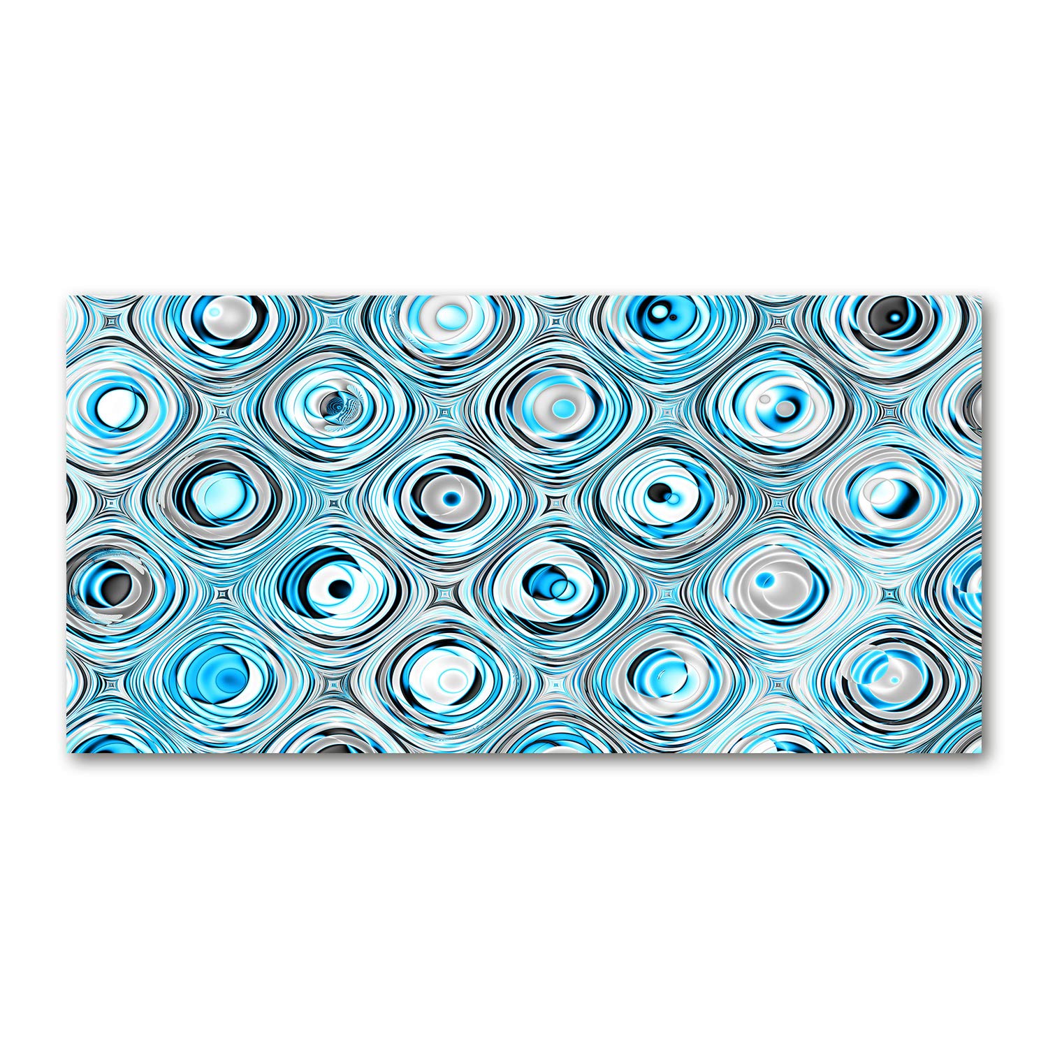 Art 120x60cm tableau en acrylique brillant motif géométrique Buzos