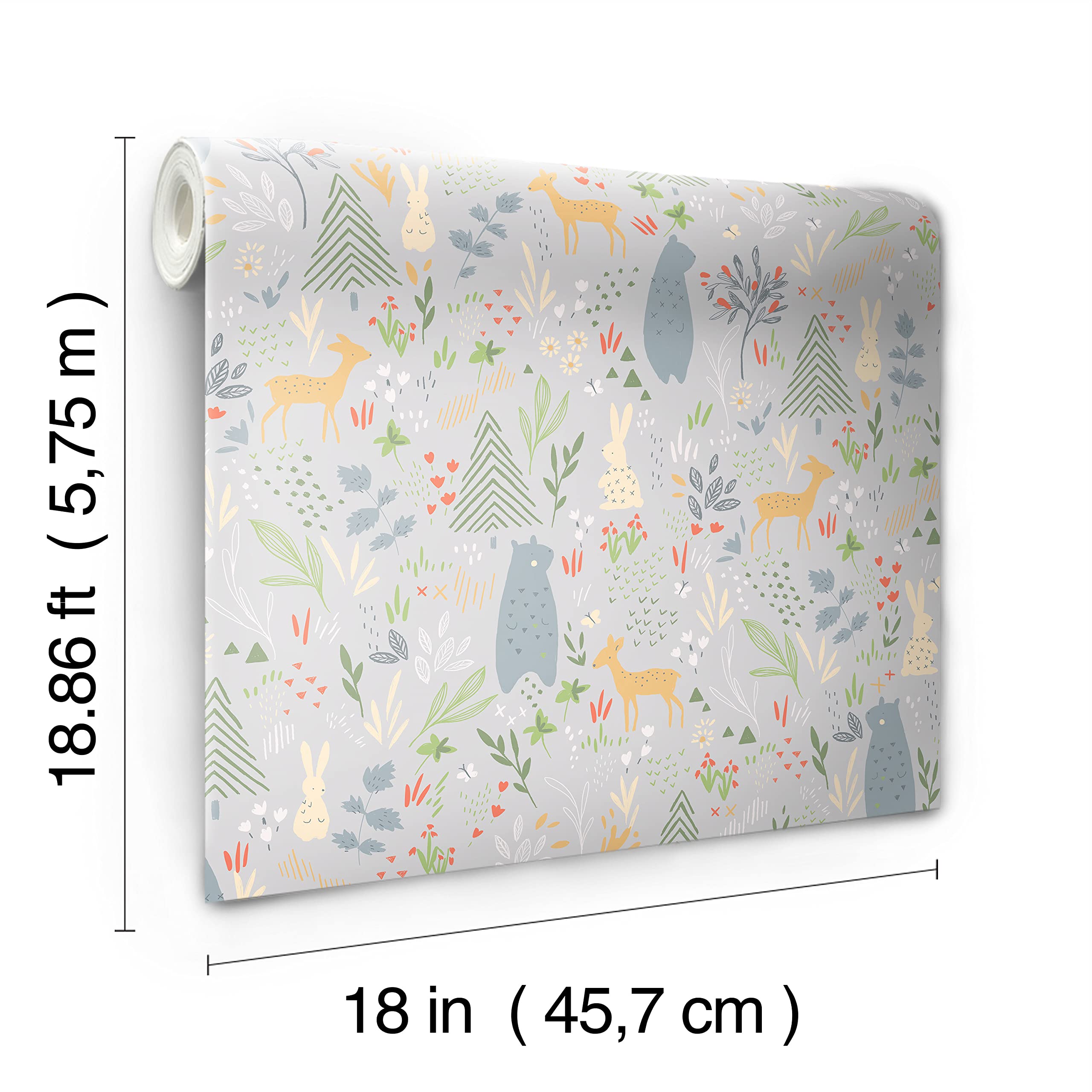 Tapeta samoprzylepna SPRING FOREST PALS