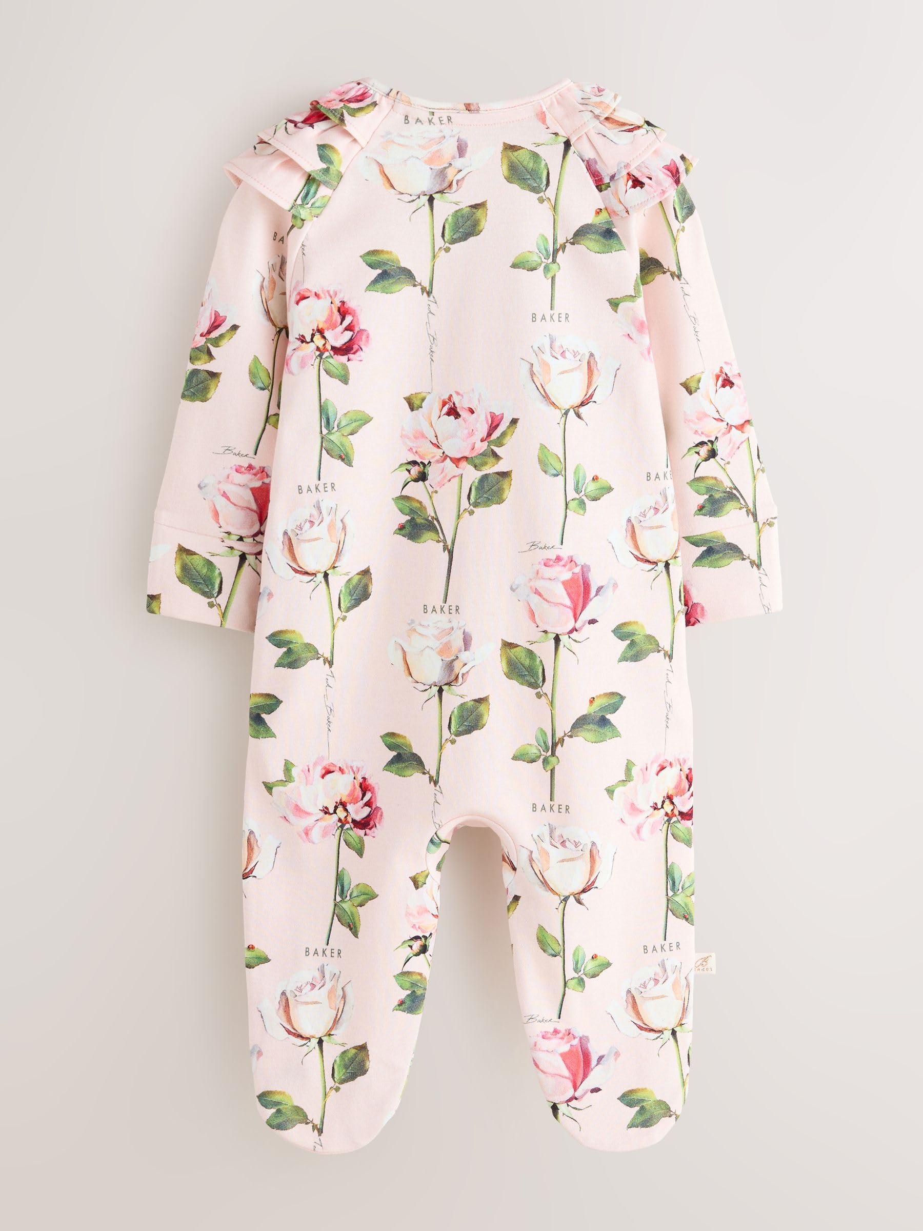 Noworodki dziewczynki 3 pajacyki Baker by Ted Baker