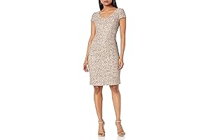 Mother of the Bride Knee-Length Summer Shift Dress