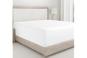 California Design Den Queen Size Fitted Sheet: Experience Unparalleled Comfort with Our...