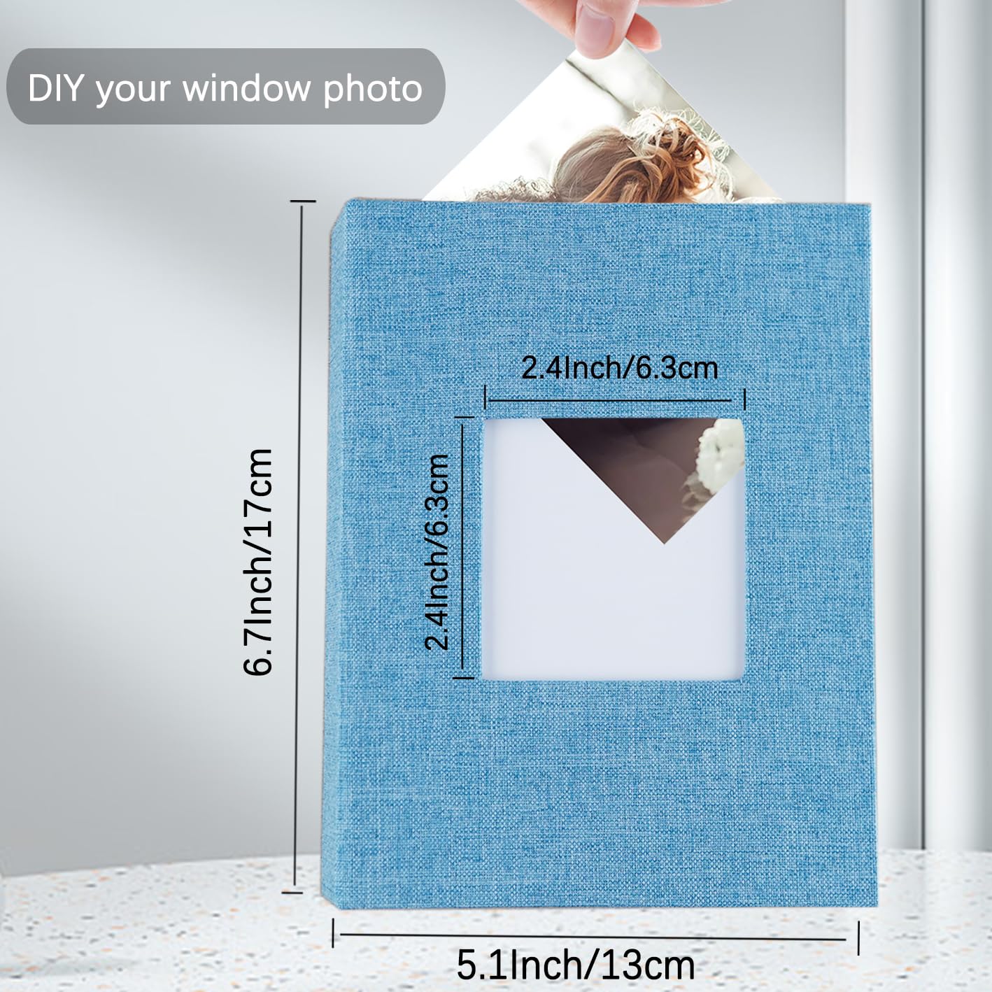Miaikoe Small Photo Album 6x4 50 Pockets 2 Packs - Image 2