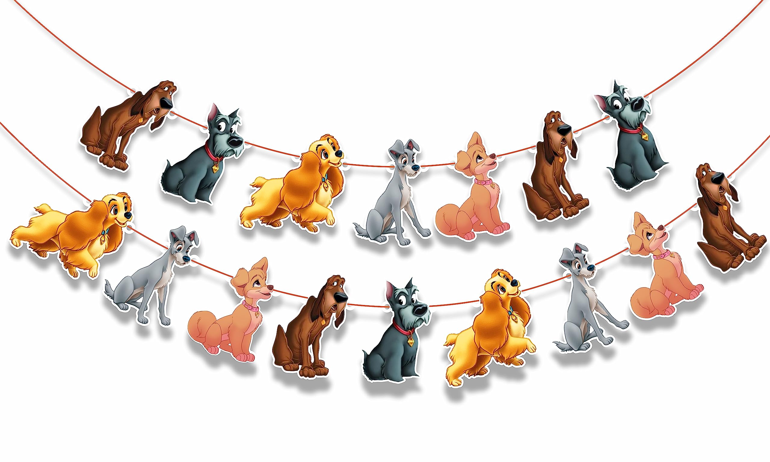 Seyal® Lady and the Trmp Garland Decorations