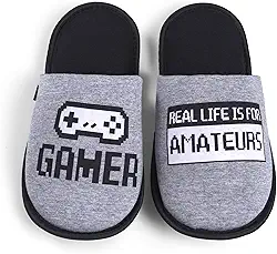 Pantufa Masculina Chinelo Real Life Em Meia Malha