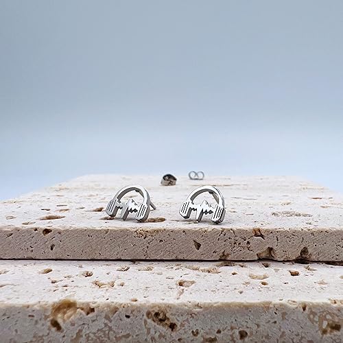 Miniatura 2 de Pendientes de trompeta - Joyas de guitarra - Pendientes de clave de agudos - Pendiente de nota musical - Saxofón