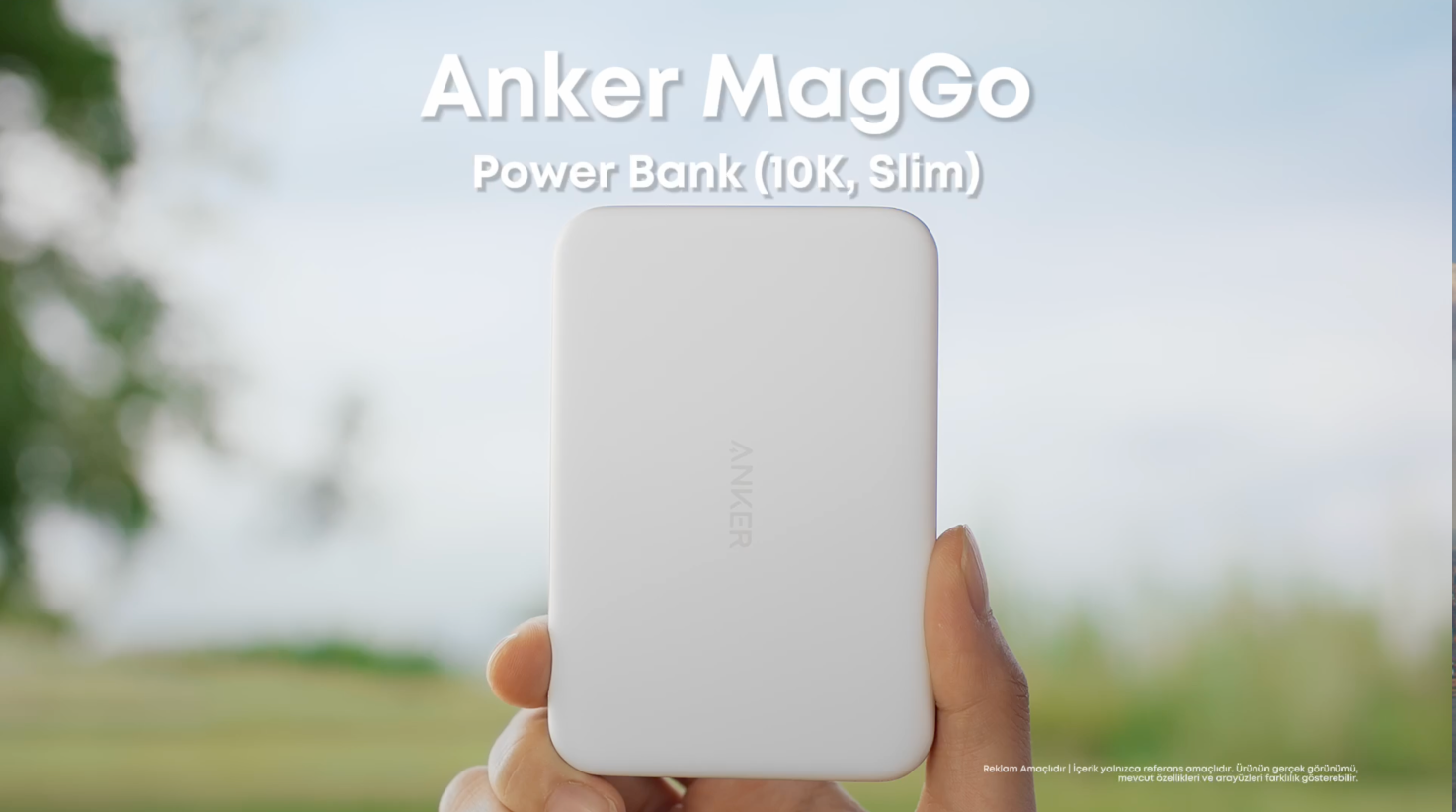 Anker MagGo 10.000 mAh Powerbank, Ultra İnce Manyetik Taşınabilir