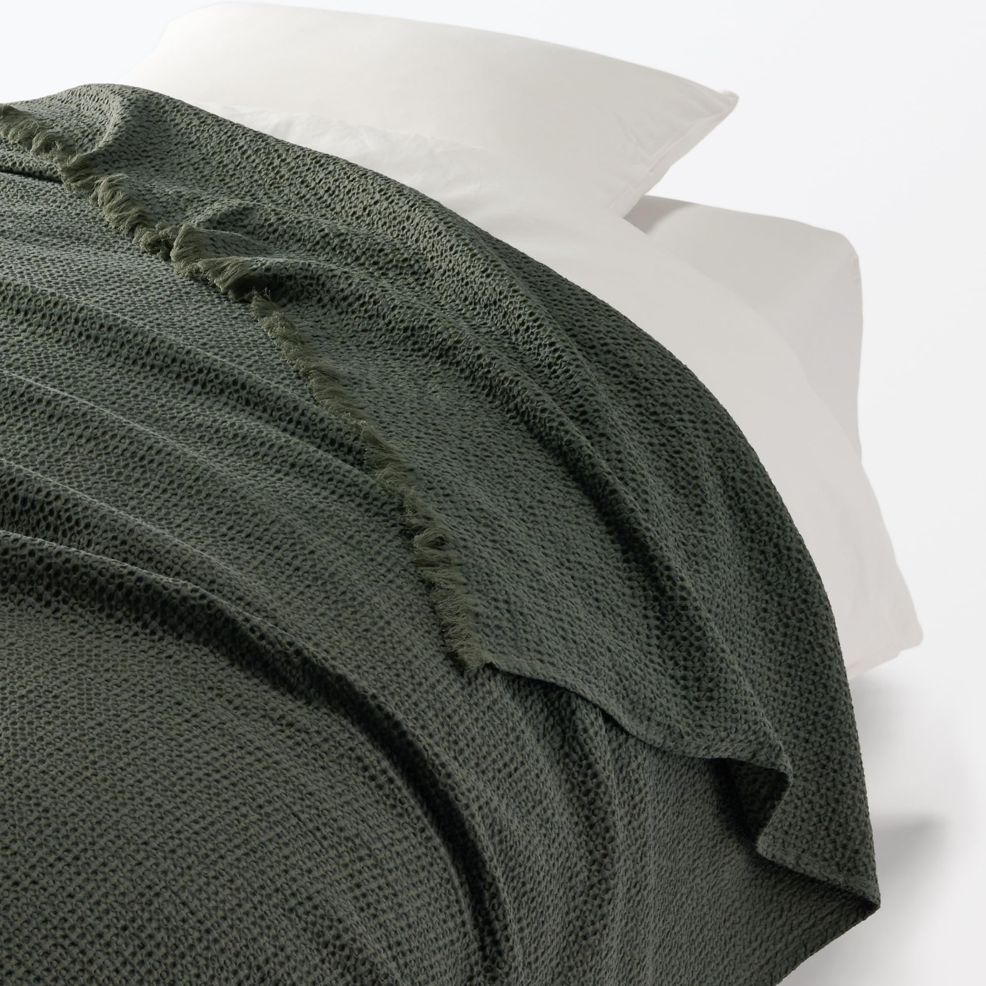 Amazon.co.jp: 無印良品 綿洗いざらしワッフル織多用布 180×260cm
