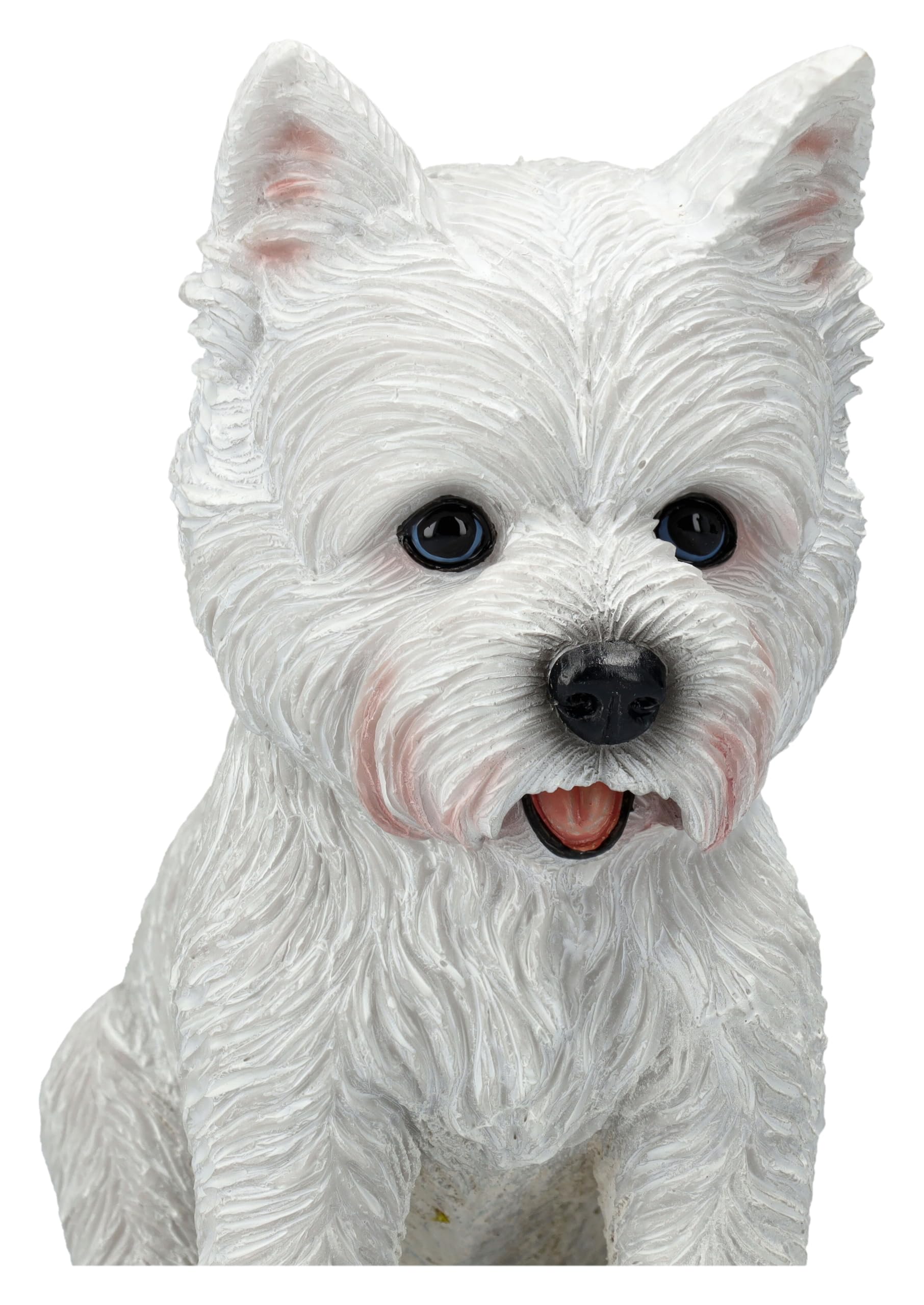 Westie - Statuetta decorativa "West Highland White Terrier Statua del Cane, figura di animale, altezza 15 cm