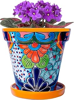 Mexican Pottery Planters - Talavera Planter - Mexican Yard Pottery - Cer...