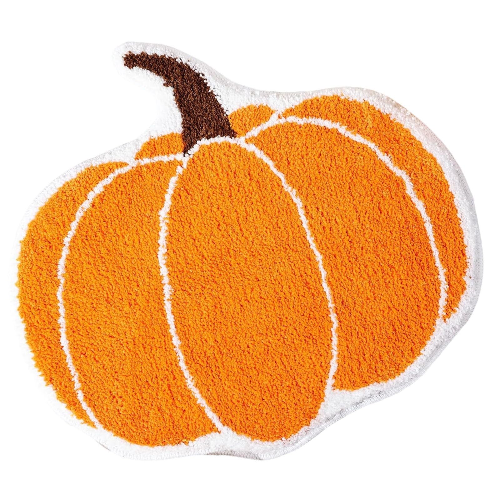 2 Stück Halloween Teppiche - Kürbis Motive Rutschfeste Badematten