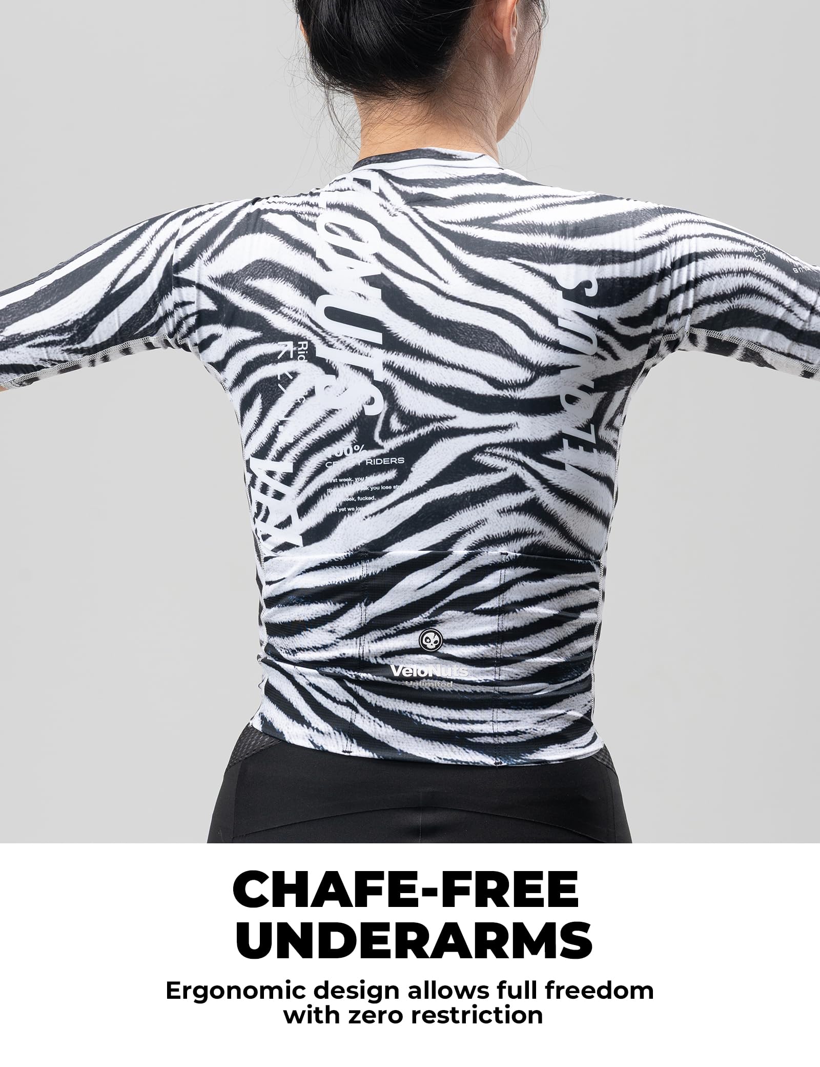 Fahrradtrikot Damen Kurzarm Ultra Kurz mit Mesh Seiten | Radtrikot Shirt, Atmungsaktiv Schnelltrocknend, 3 Rückentaschen, Ergonomische Passform, für Rennrad MTB, Sommer, S, Schwarz