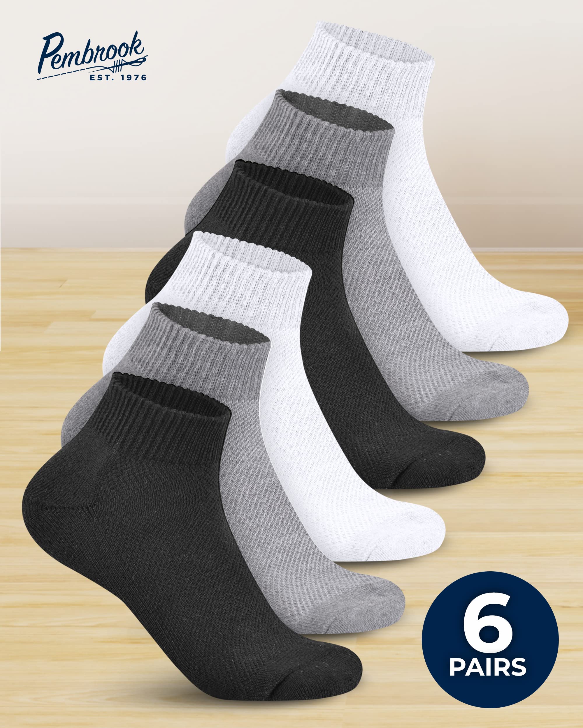 Pembrook Diabetic Ankle Socks For Men And Women