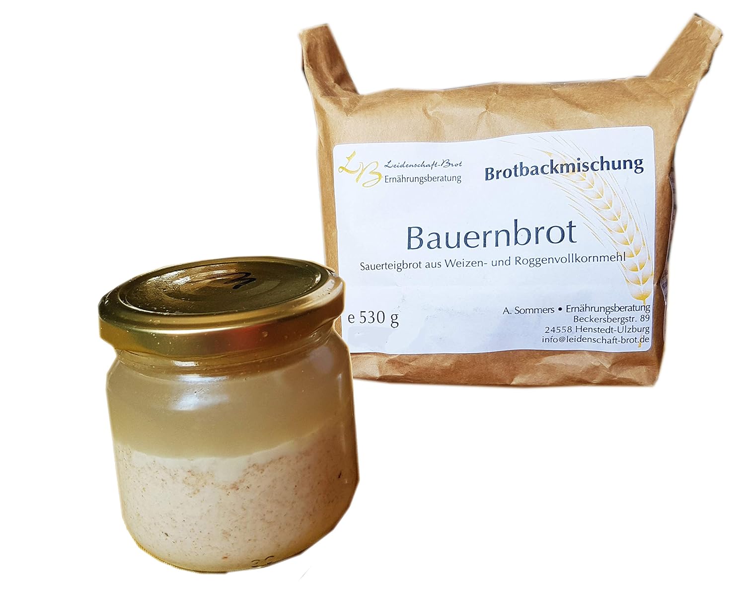 Bauernbrot Weizen/Roggen Brotbackmischung mit frischem Sauerteig ... Bauernbrot Weizen/Roggen Brotbackmischung mit frischem Sauerteig ...