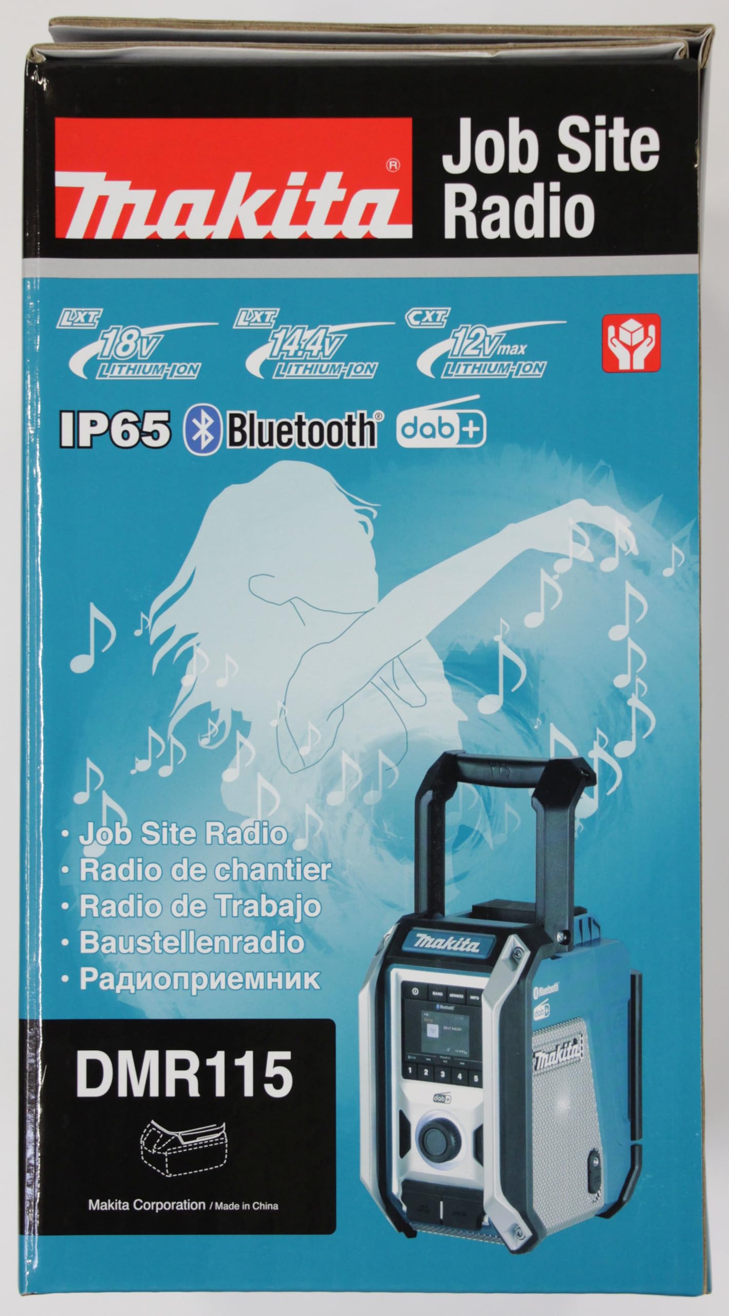 MAKITA DMR115 - Radio 12v-18v cxt-lxt bluetooth