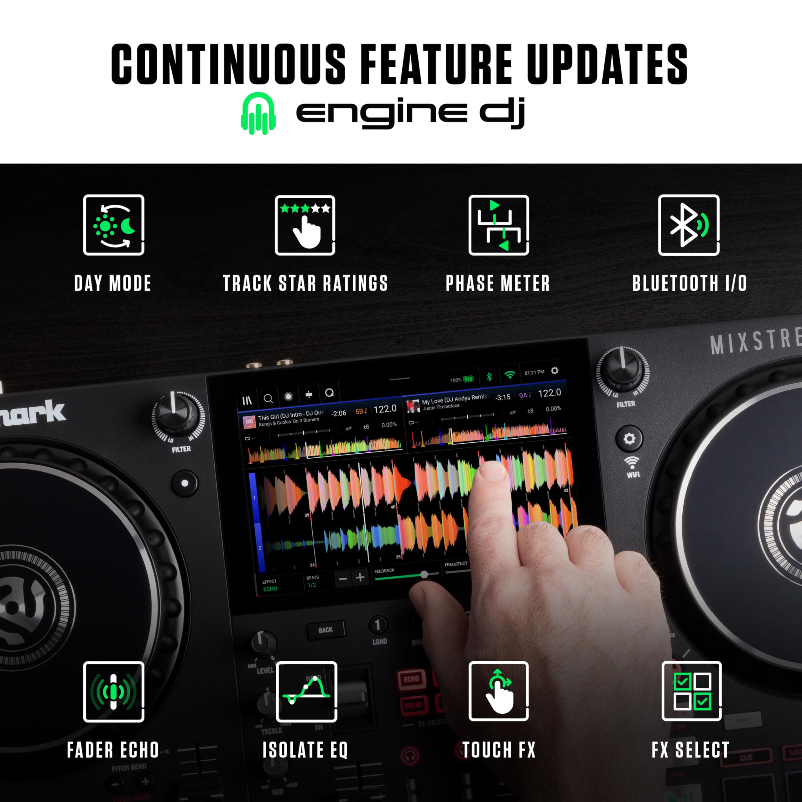 Amazon.com: Numark Controlador de DJ Mixstream Pro+ con Separación