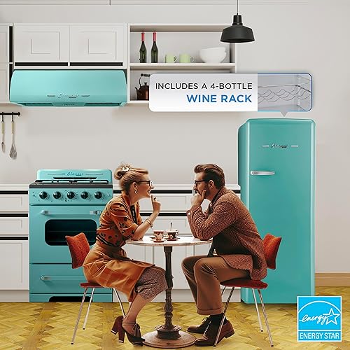 Miniatura 4 de Unique Appliances UGP-230L T Classic Retro 8 cu.ft. Capacidad de almacenamiento, refrigerador de apartamento con certificación energética con