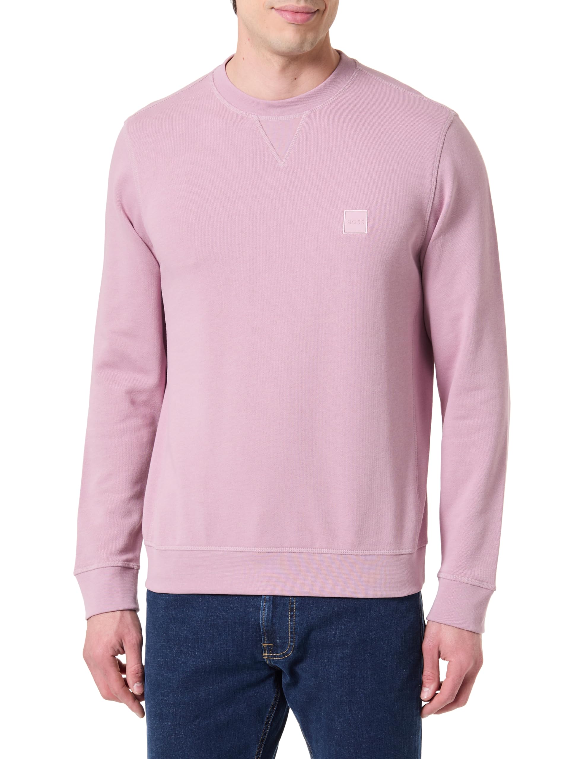 Boss Men's Light/Pastel Purple 539 Sweatshirt, L