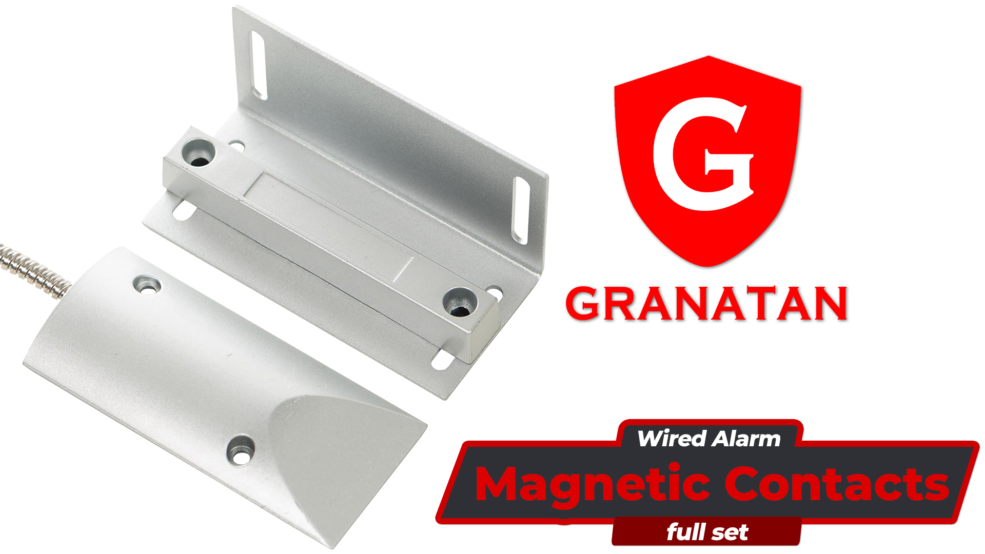 Amazon.com: Garage Door Magnetic Contact Sensor, Wired Normally