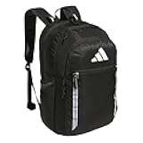adidas Excel Backpack for Men & Women – Durable Large Athletic Laptop Bag, 7.0/Black/White 3 Stripe Webbing_2, One Size