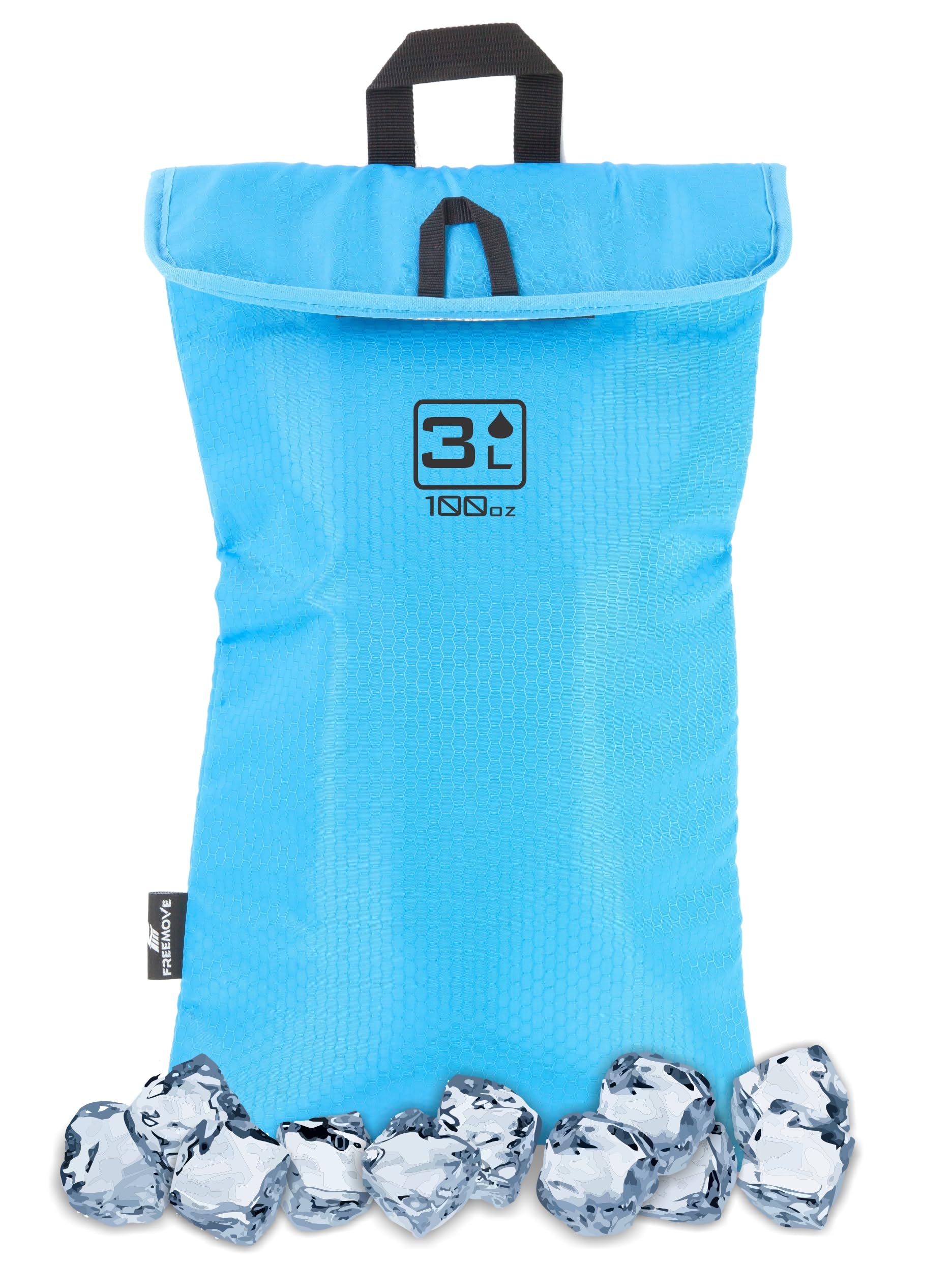 Protective Cooler Bag for 2L or 3L Hydration Water Bladder Pack > Keeps Water Cool & Protects Bladders > Thermally Insulated, Water Resistant > Ideal