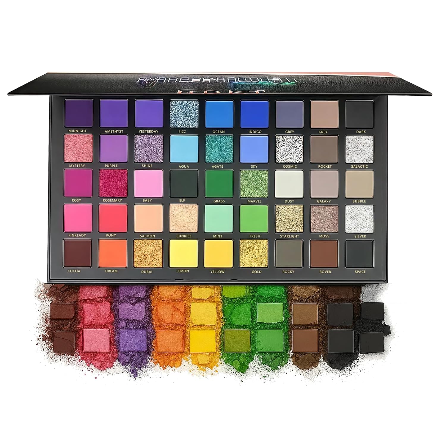K’APEINE Colorful Eyeshaow Palette, 45Colors Matte Shimmer Eyeshadow Metallic Eye Shadow Palettes Professional Rainbow Makeup Pallet Long Lasting Blendable Make Up Eye Shadows Cosmetics for Women