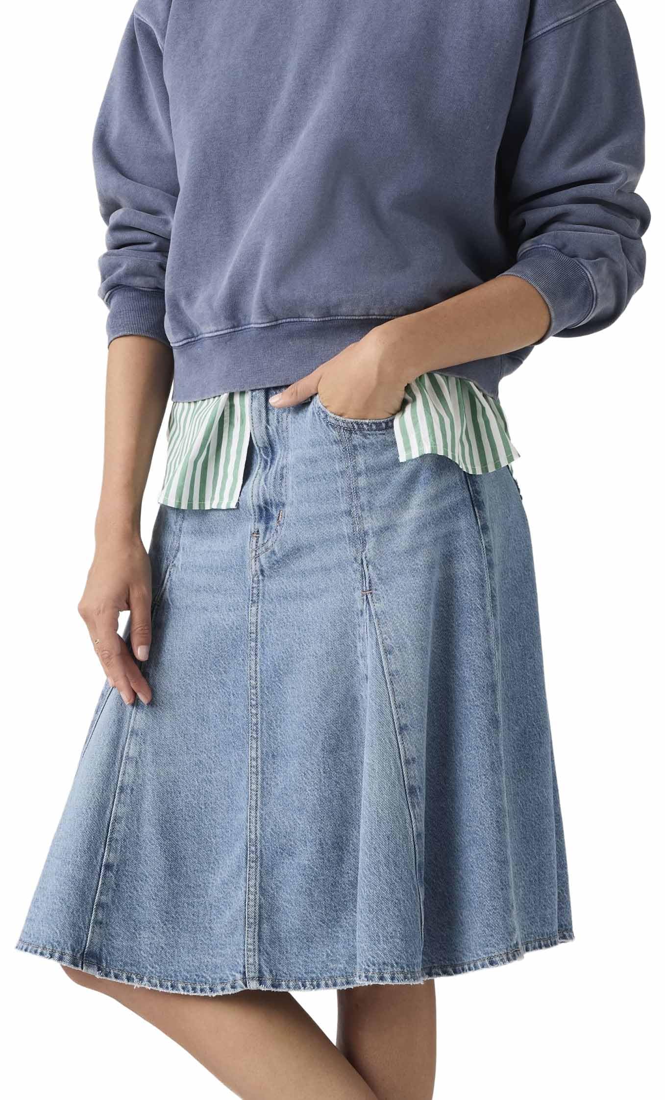 Levi's Godet Knee Length Skirt Good Grades Tenc