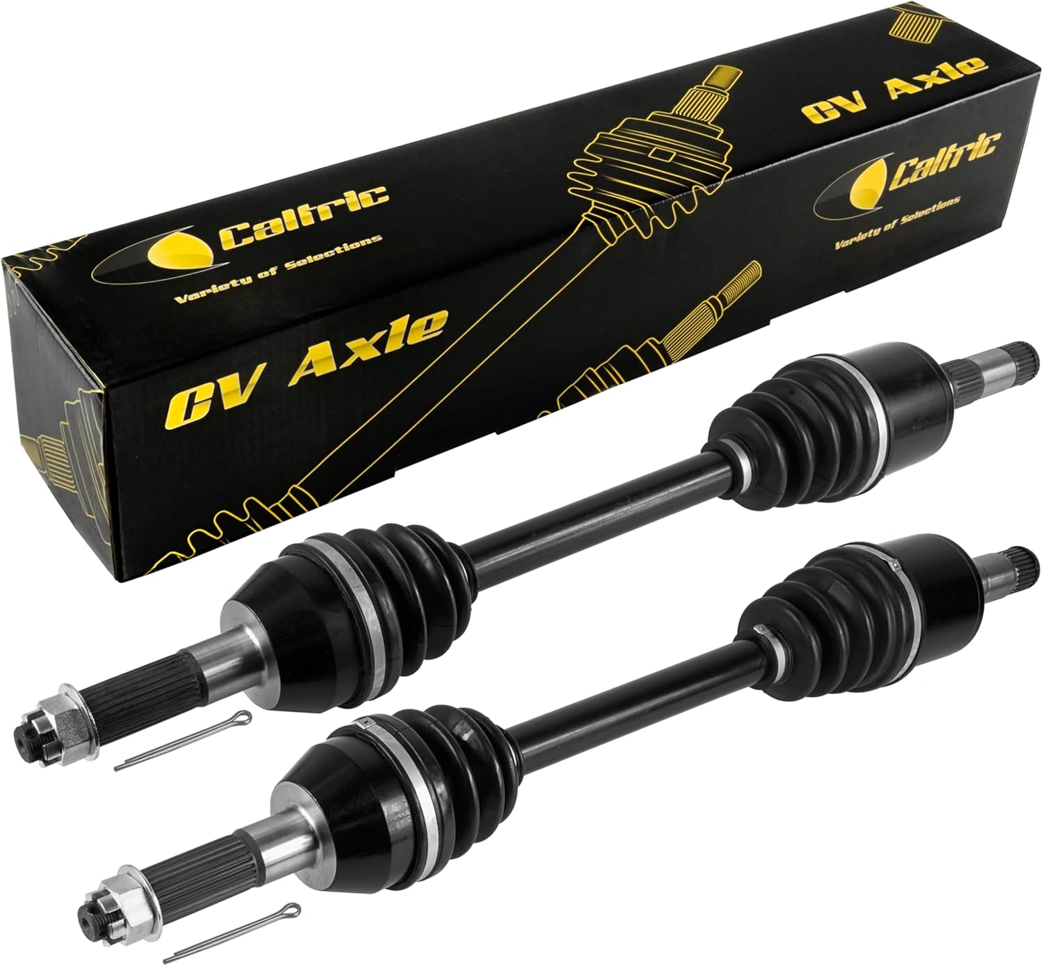 Caltric Rear Right and Left Complete Cv Joint Axles Compatible with Polaris Ranger Xp 700 4X4 Efi 2005 2006