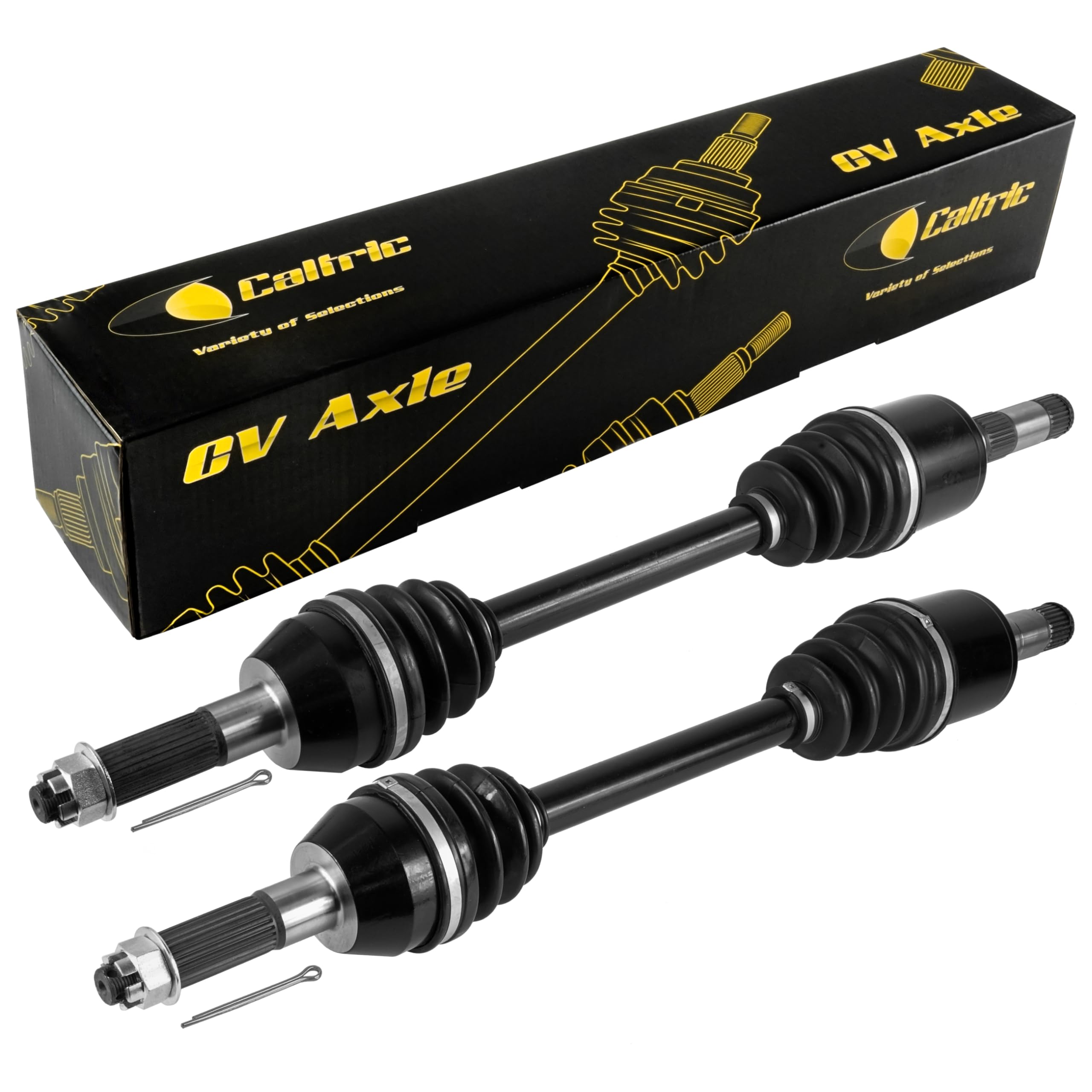Caltric Rear Right and Left Complete Cv Joint Axles Compatible with Polaris Ranger 500 2X4 4X4 2005 2006