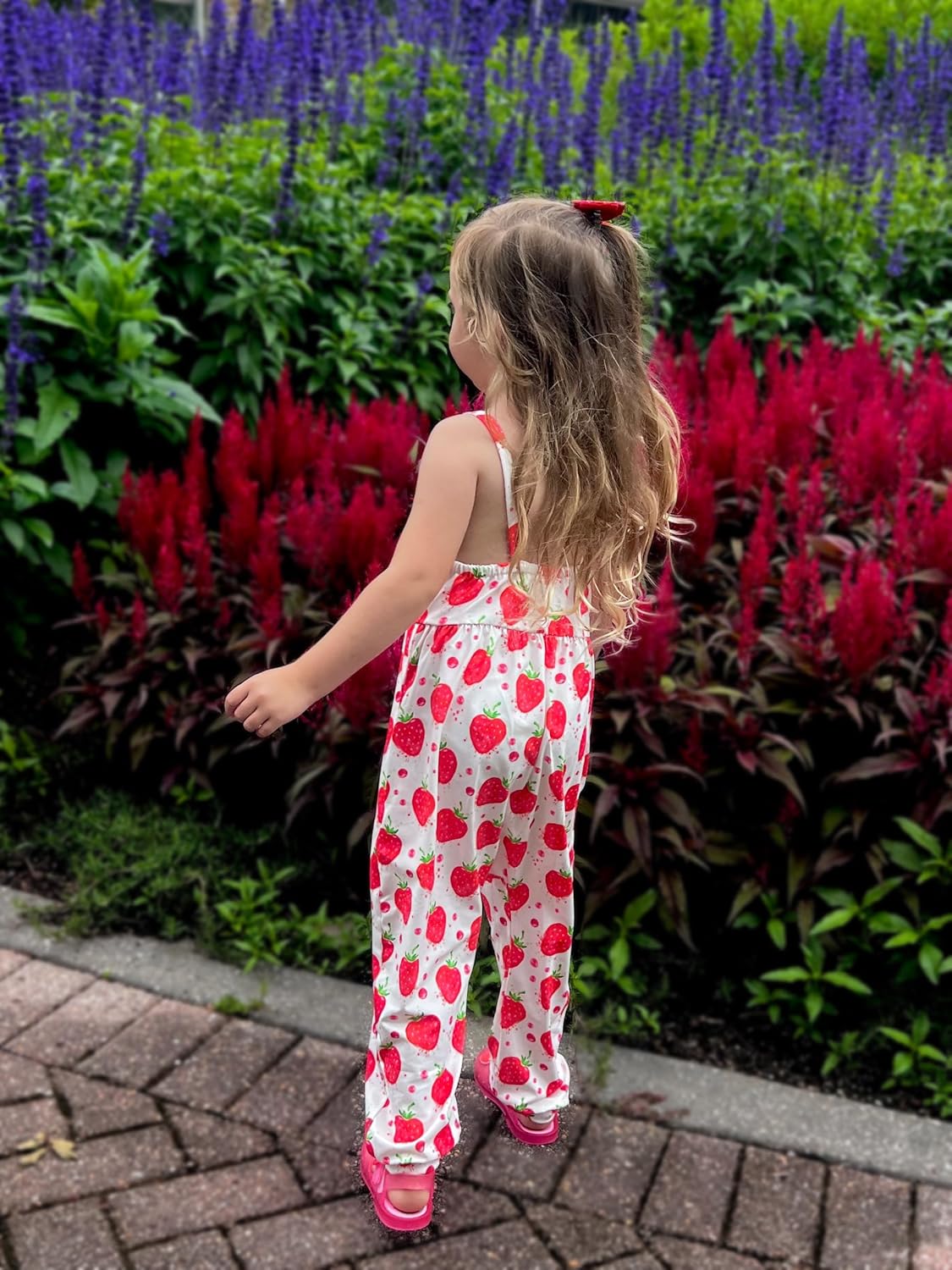 Yousie Toddler Girls Kids Jumpsuit One Piece Floral Dinosaur Playsuit Strap Romper Summer Outfits Clothes - Image 3