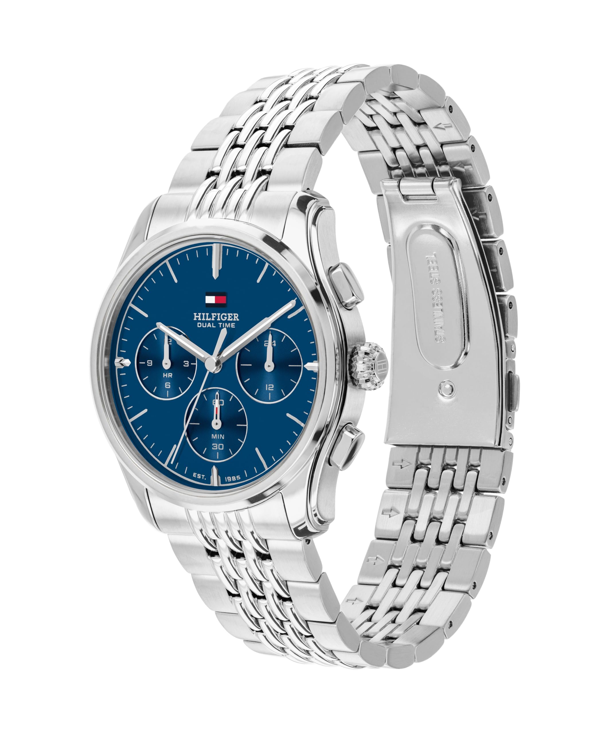 Tommy Hilfiger Orologio Multifunzione da Uomo Collezione Bryant con Bracciale in Acciaio Inossidabile - 1710811
