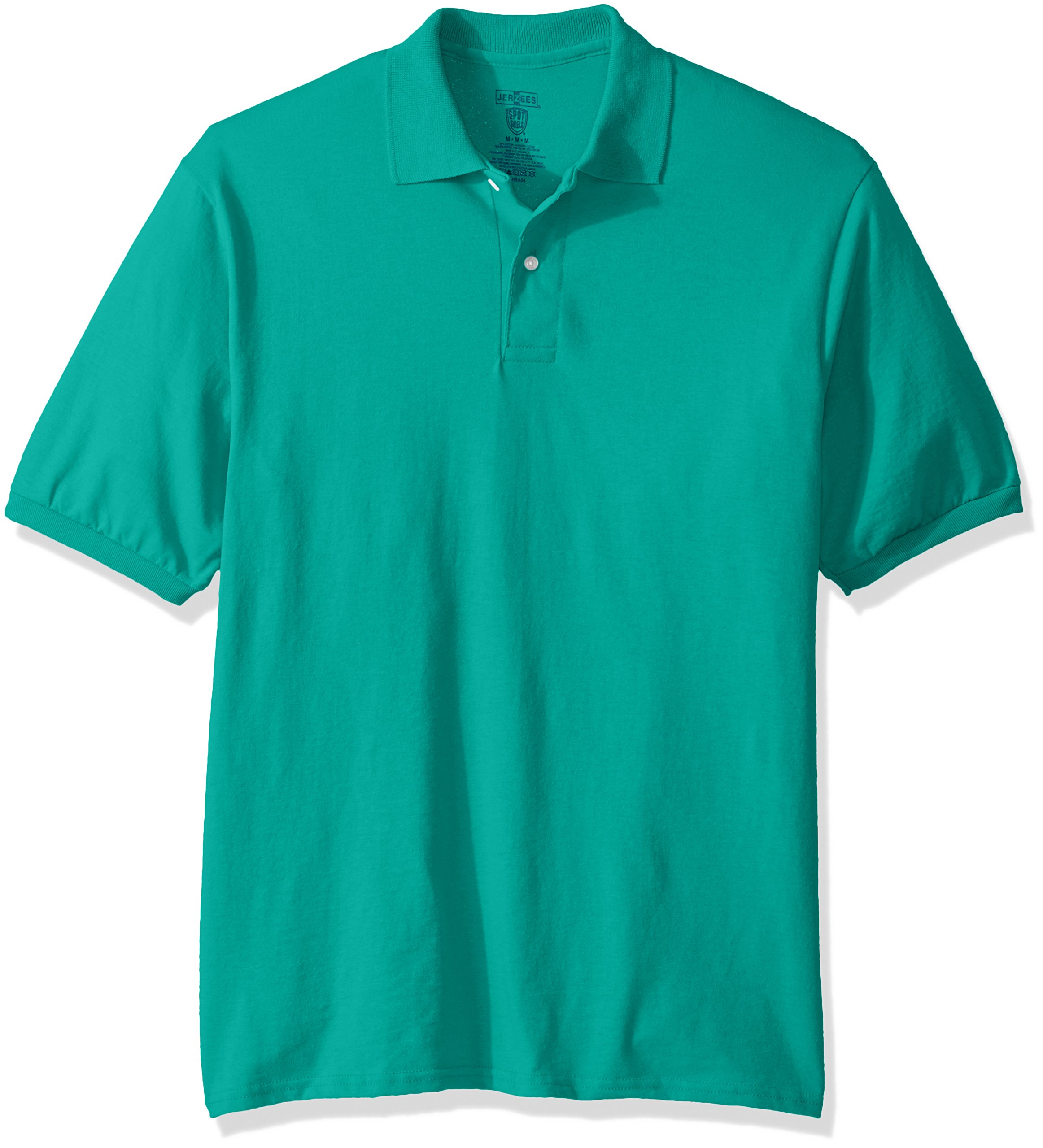 JerzeesMen's Spot Shield Short Sleeve Polo Sport Shirt, Jade, 3X-Large