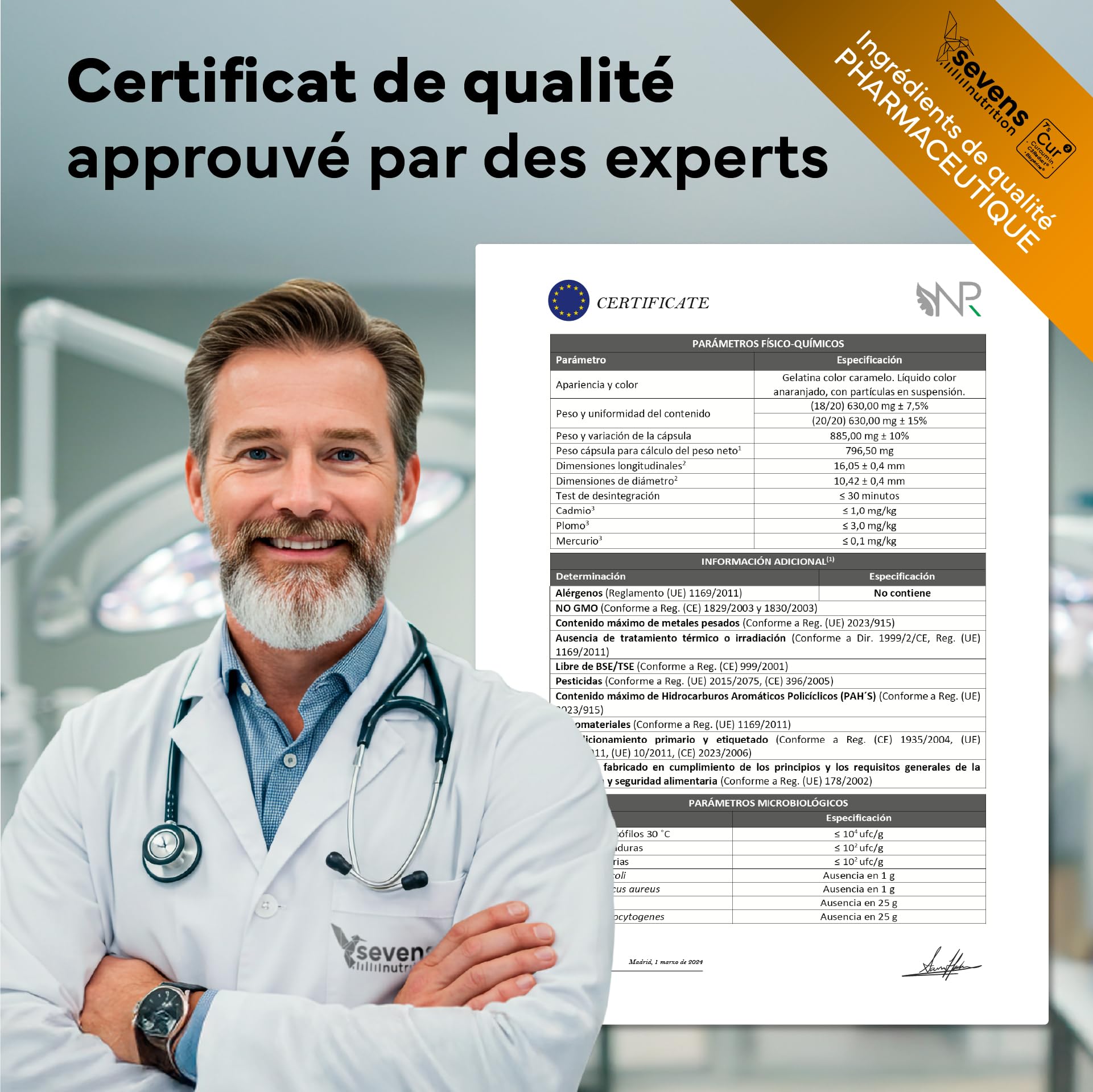 Curcumine C3 Reduct® avec BioPerine 95% – Curcuma Premium avec Huile d’Olive et MCT – 120 Softgels – Puissant Anti Inflammatoire Antioxydant Naturel Haute Absorption – Sevens