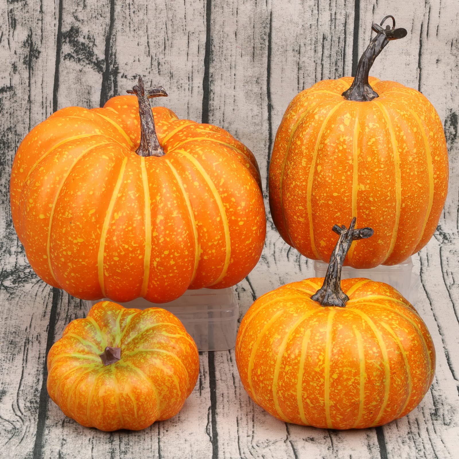 Gresorth 6pcs Fake White Pumpkins Fall Autumn Halloween Christmas Decoration | Seychelles