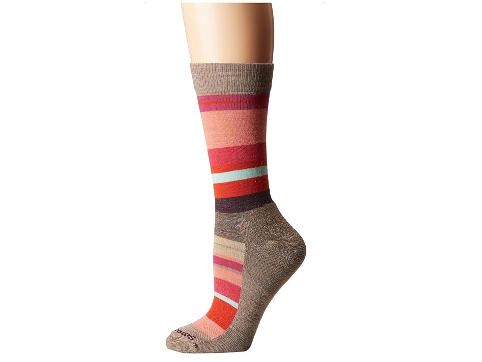 

Smartwool Saturnsphere (Fossil Heather) Women's Crew Cut Socks Shoes, Gray