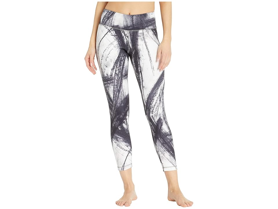 

Reebok Lux Bold 7/8 Tights - Chalked Movement (Black) Women's Casual Pants