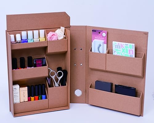 Miniatura 3 de Nakabayashi LST-FA4KR - Herramienta de estilo de vida, artículos pequeños, caja de almacenamiento, archivo A4, manualidades