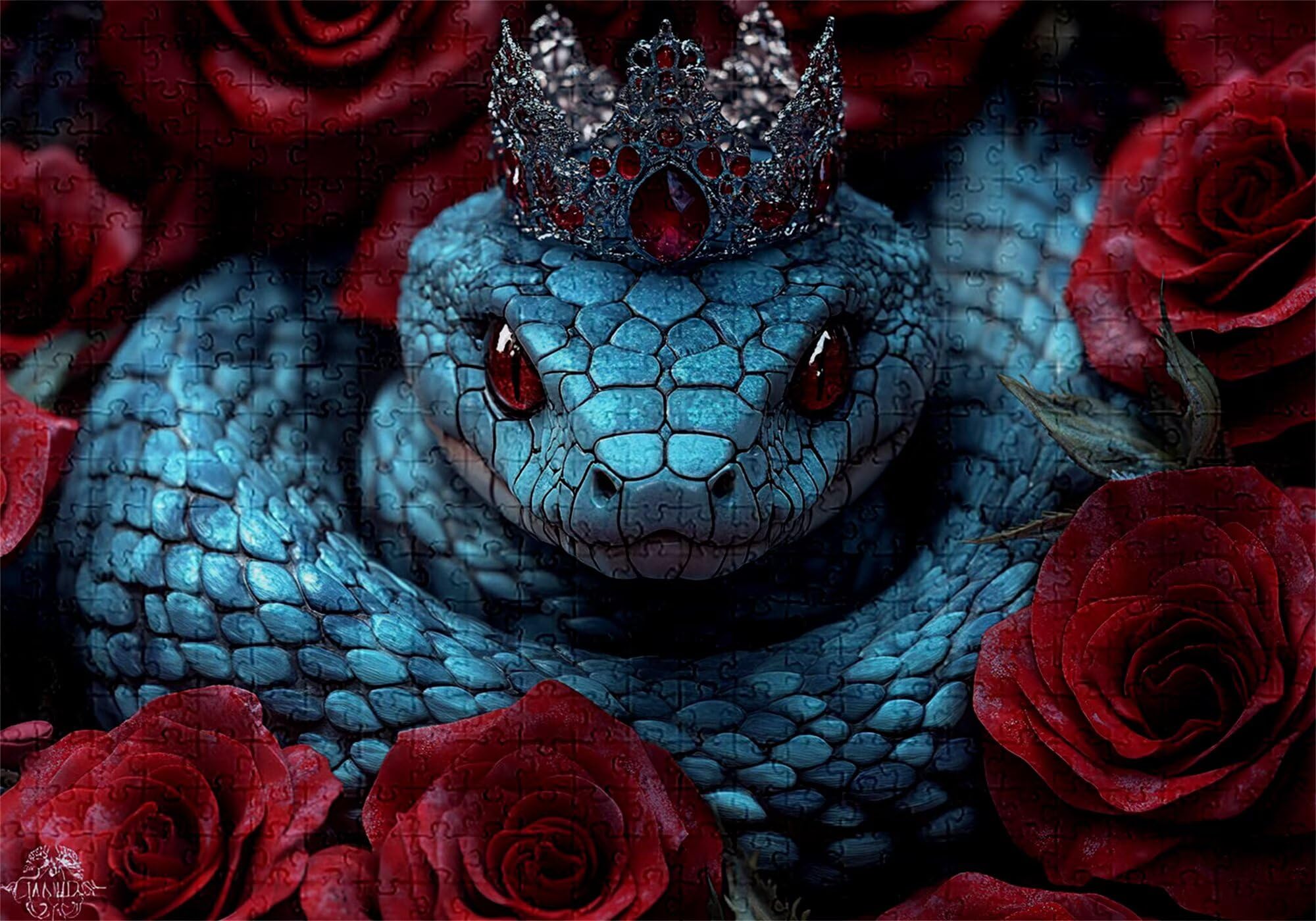 Puzzle 4000 elementów wąż puzzle dla dorosłych różowe 141x87cm Unikalne rzemiosło klasyczne 3D drewniane układanki do rodzinnych gier aktywnych, układanka do samodzielnego wykonania nawet do dekoracji
