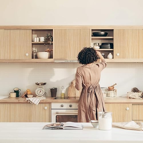 Miniatura 2 de Heroad Marca 197"x17.7" Papel pintado de madera Pelar y Pegar Papel pintado Papel de contacto extraíble Papel de contacto para gabinetes