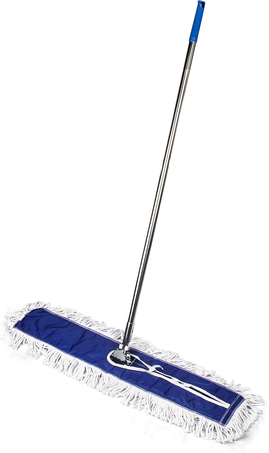 Kendal Industrial Commercial Maxi Dust Mop Kit with Handle and Washable Head (36 Inch)
