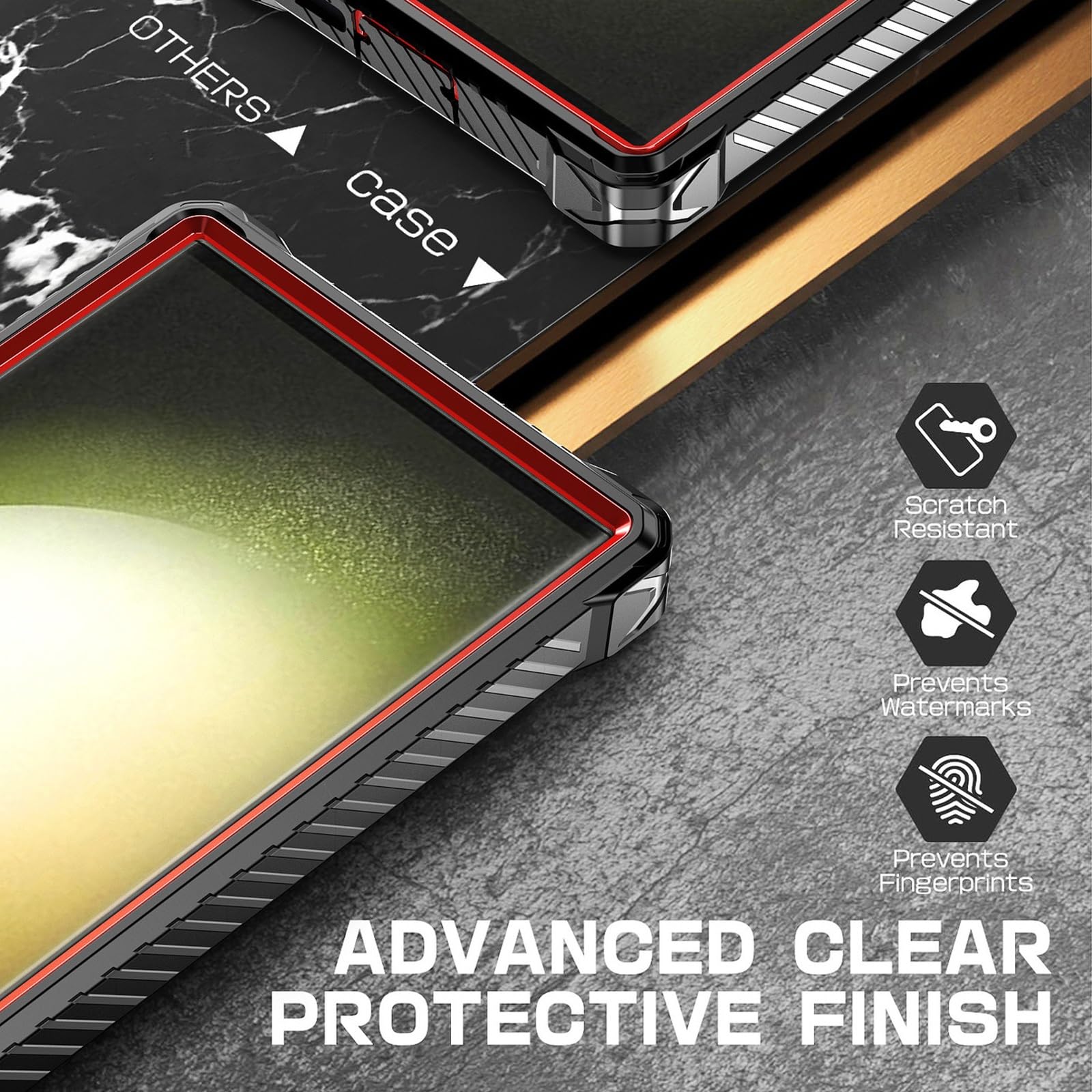 Generisch Etui do Samsung Galaxy S25 Ultra/S25 Plus/S25, metalowe etui ochronne z folią ochronną na wyświetlacz i podstawką (niebieskie, S25)