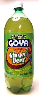 Goya Refresco Authentic Jamaican Style Ginger Beer, 67.6 fl oz (2 Liter Bottle) Nonalcoholic