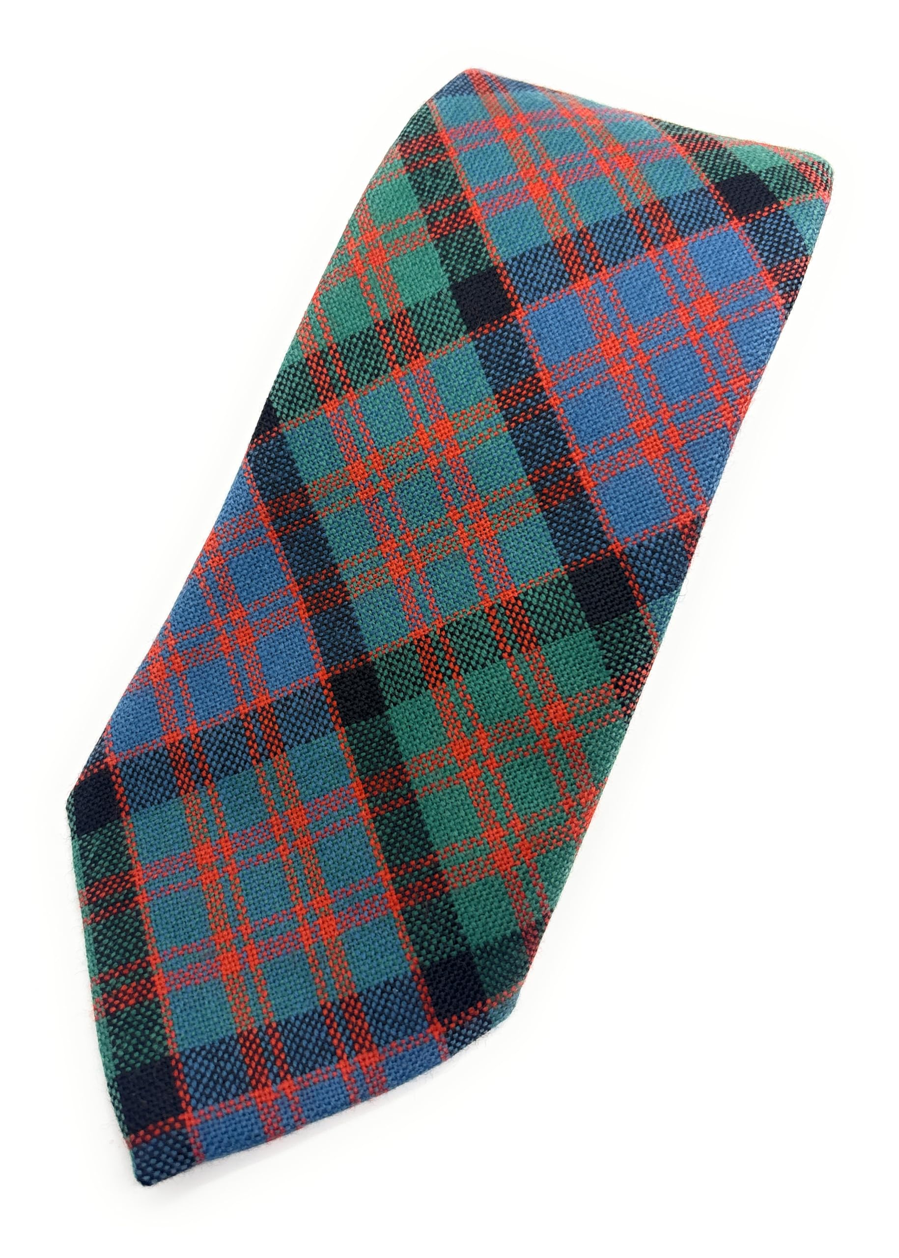 Pure Wool Scottish Tartan Necktie Available in Various Tartans - Made in Scotland (MacDonald Ancient)