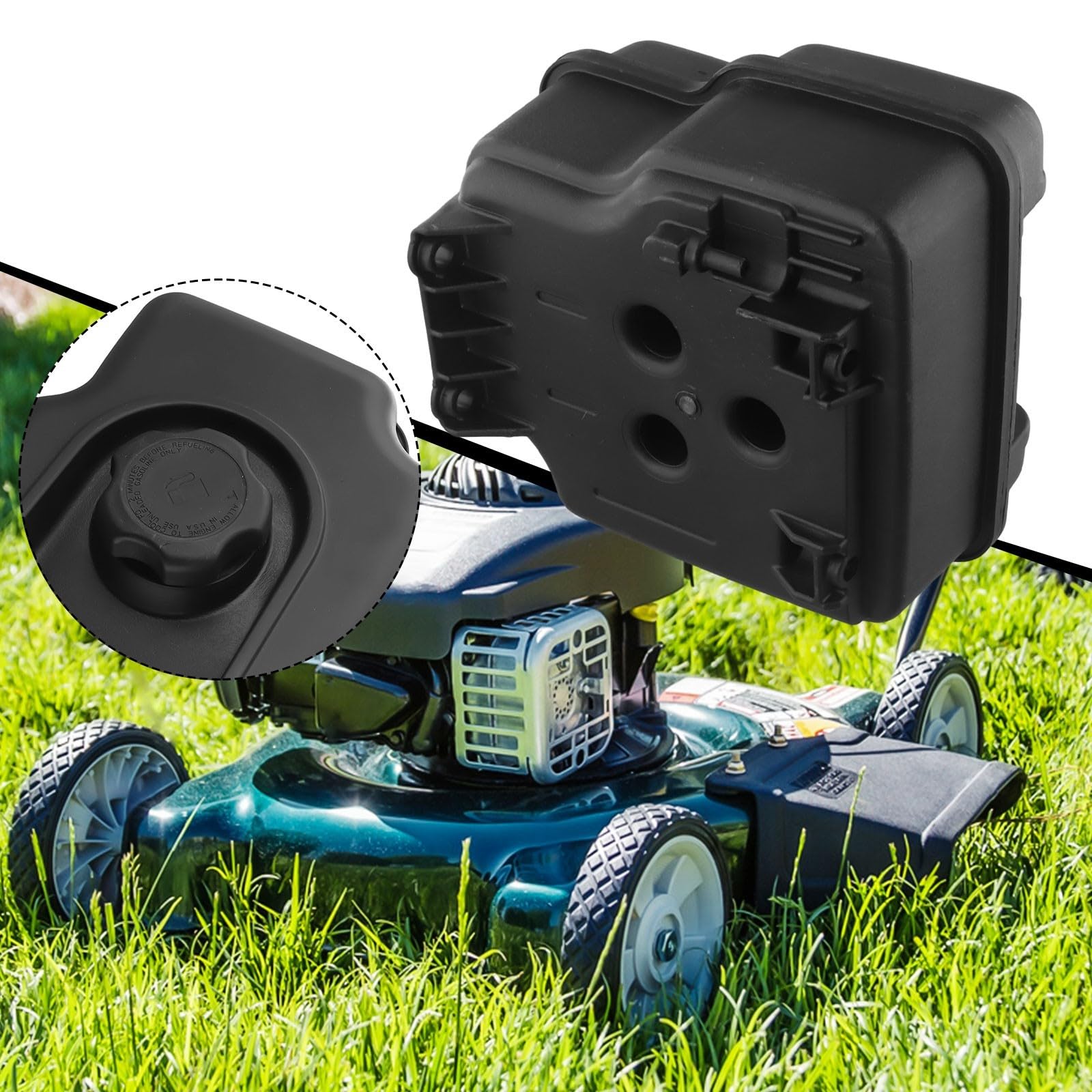EasyByMall Réservoir de carburant pour 799863 de remplacement, compatible avec 694260 698110 695736 697779, U9ZKLQZ8HR7EY7UKT39X30158