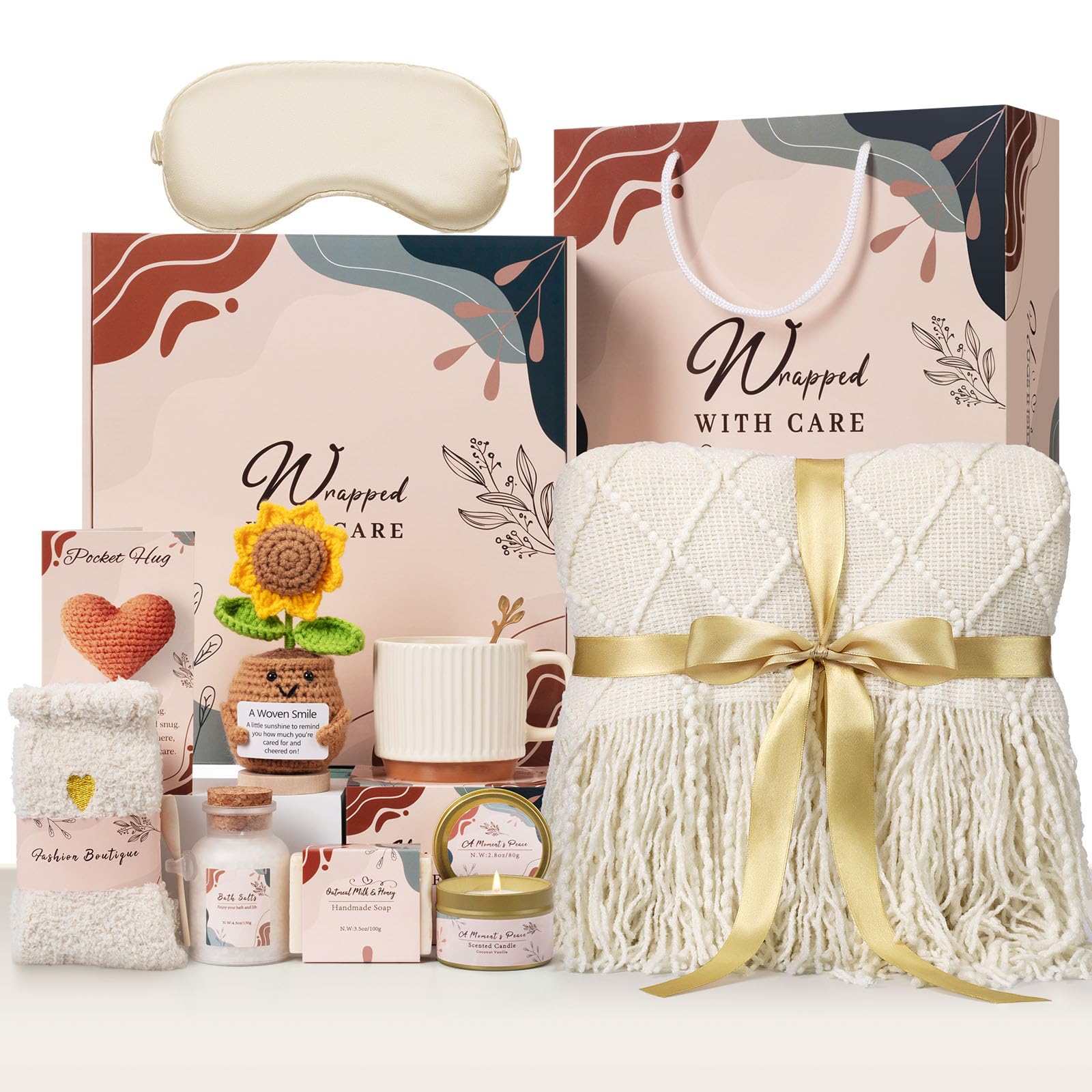 Gifts for Women, Birthday Gift Basket for Women, Self Care Care Package, Thinking of You and Get Well Soon Gifts Her, Best Friend, Sister, Mom-image-42