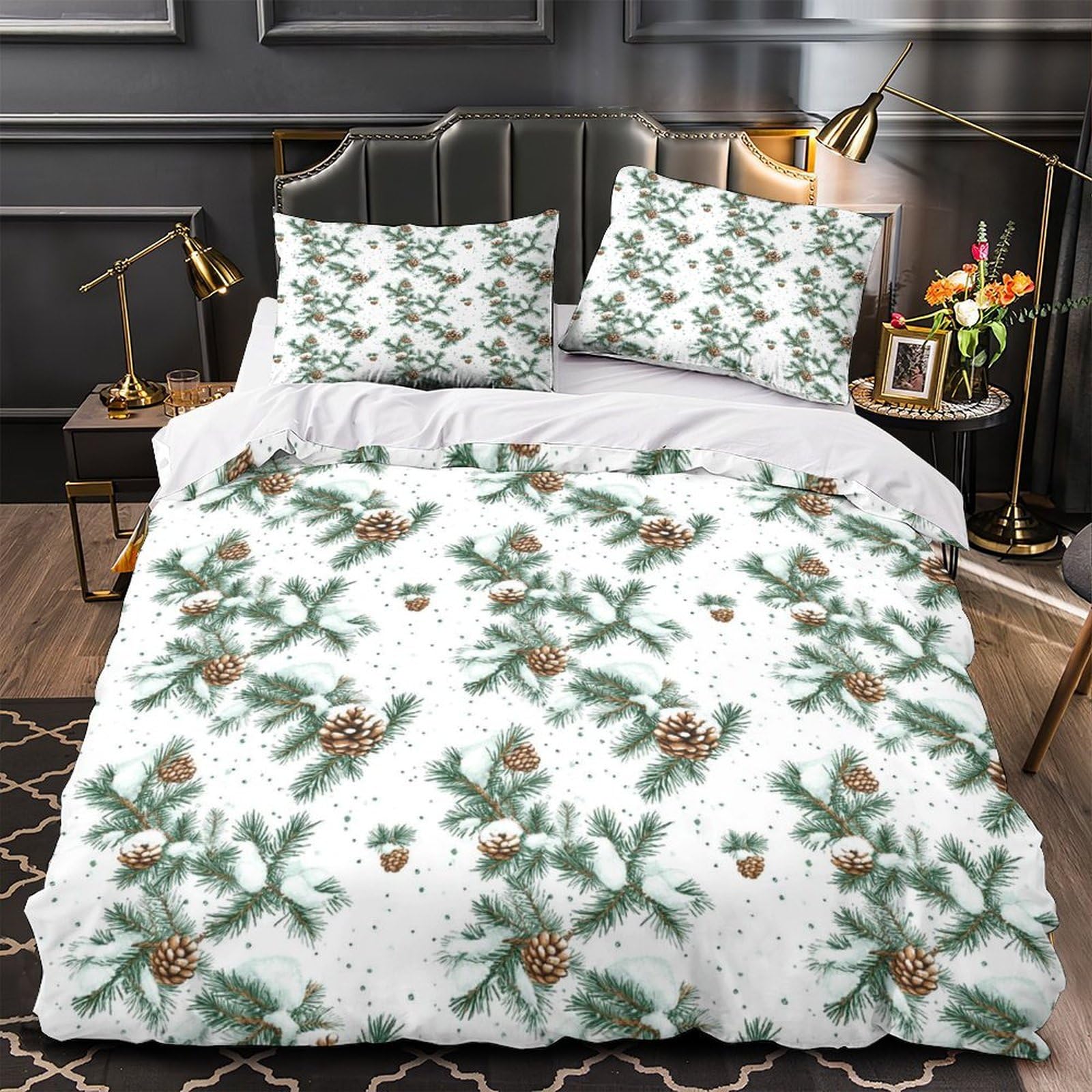 Housse de couette hypoallergénique douce pour peaux sensibles