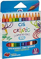 Lápis de cor Jumbo Criatic 12 cores 76.3700 Cis